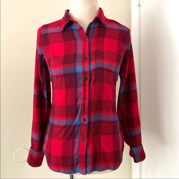 Lucky Brand Tops - Lucky Brand women’s Red Plaid' Button Up Shirt